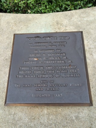Fletcher Benton plaque
